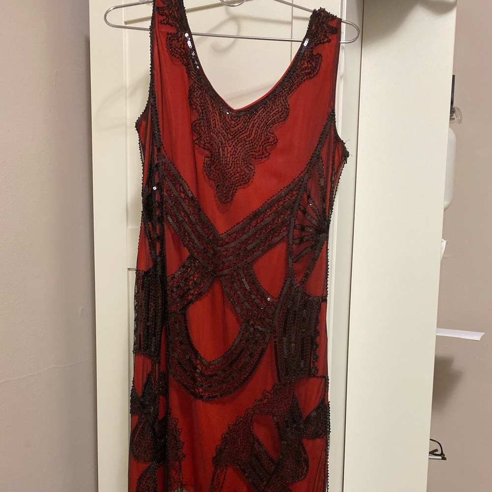 1920’s Red Flapper Dress/Gatsby Dress
